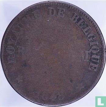 België 25 centimes 1848 Monnaie Fictive, Reckheim - Image 1