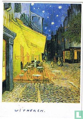 Vincent van Gogh - café-terras aan het Place du Forum 1888 - Kröller-Muller Museum