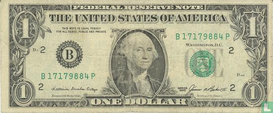 Vereinigte Staaten 1 Dollar 1985 B - Bild 1