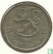 Finlande 1 markka 1966 - Image 1
