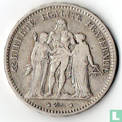 France 5 francs 1874 (K) - Image 2