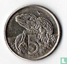 New Zealand 5 cents 1994 - Image 2