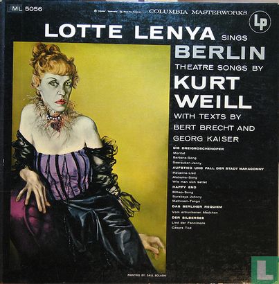 Lotte Lenya sings Berlin - theatre songs by Kurt Weill - Afbeelding 1