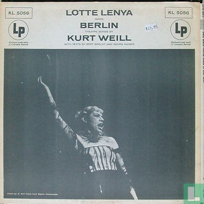 Lotte Lenya sings Berlin - theatre songs by Kurt Weill - Afbeelding 2