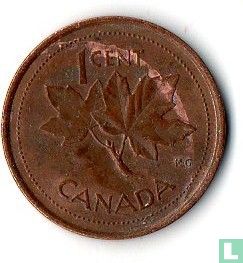 Canada 1 cent 2002 (zink bekleed met koper) "50th anniversary Accession of Queen Elizabeth II" - Afbeelding 2