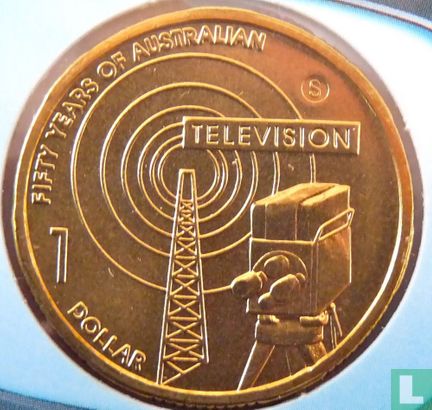 Australië 1 dollar 2006 (S) "50 years of Australian television" - Afbeelding 2