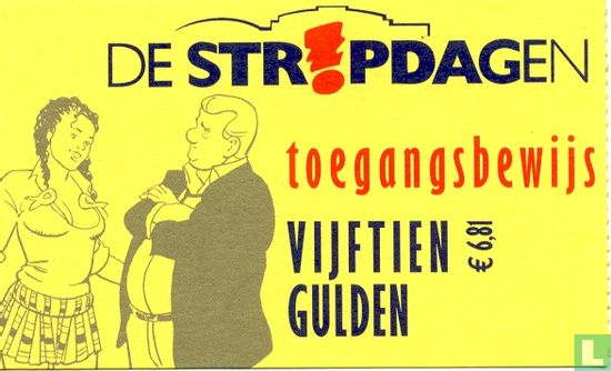 De Stripdagen Toegangsbewijs Vijftien Gulden 2001 - Image 2