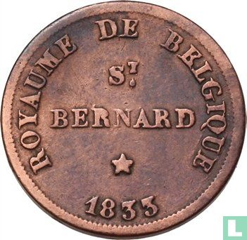 België 5 centimes 1833 Monnaie Fictive, Hermiksem - Afbeelding 1