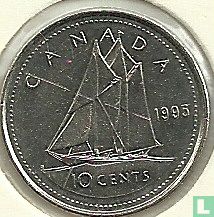 Canada 10 cents 1995 - Afbeelding 1