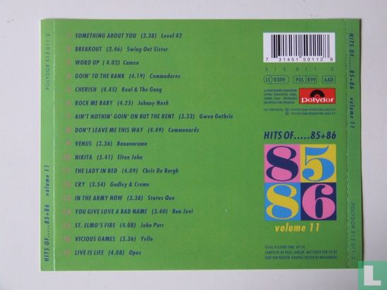 Hits of . . . '85 en '86 - Afbeelding 2