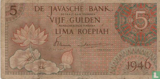 Indonesien 5 Gulden / roepiah - Bild 1