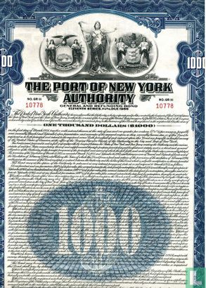 The Port of New York Authority, General and refunding bond $ 1.000,=, 1946