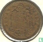Spanje 1 peseta 1947 *niet bestaand jaartal* - Afbeelding 2
