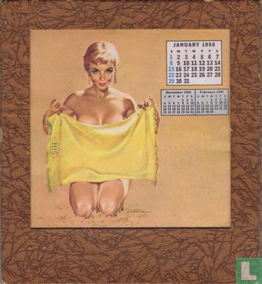 Esquire Girl Calendar 1956 - Afbeelding 2