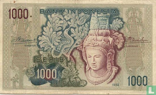 Indonésie 1.000 Rupiah 1952 - Image 1