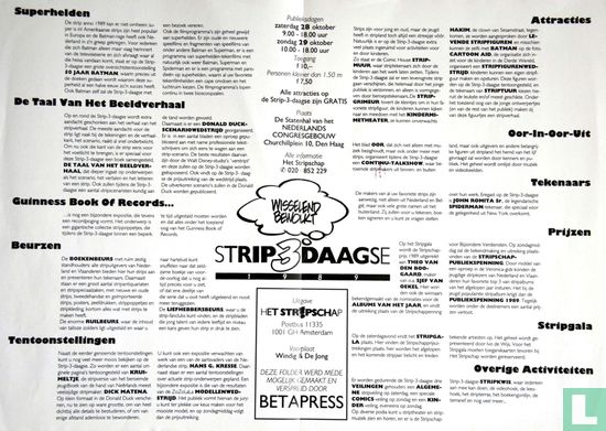 Strip3daagse 1989 - Congresgebouw Den Haag - Image 3