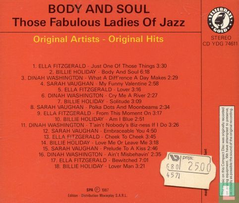 Body and Soul. Those fabulous Ladies of Jazz - Image 2