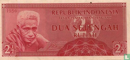 Indonesia 2½ Rupiah 1956 - Image 1