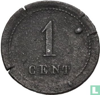 1 cent 1825 "Gend" - Afbeelding 1