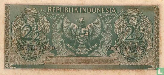 Indonesia 2½ Rupiah 1956 - Image 2