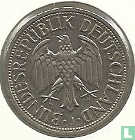 Allemagne 1 mark 1966 (J) - Image 2