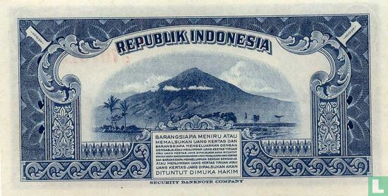 Indonesië 1 Rupiah 1951 - Afbeelding 2