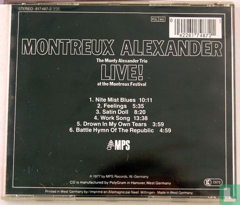Montreux Alexander Live! - Afbeelding 2