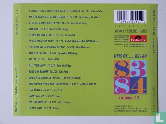 Hits of . . . '83 en '84 - Afbeelding 2