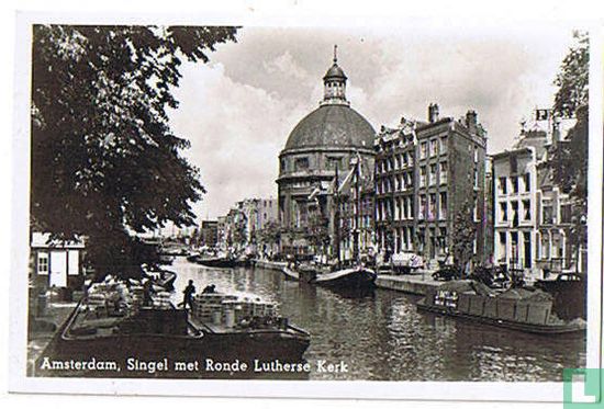 Amsterdam, Singel met Ronde Lutherse Kerk
