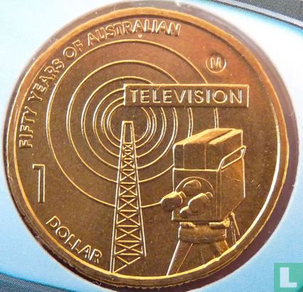 Australia 1 dollar 2006 (M) "50 years of Australian television" - Image 2
