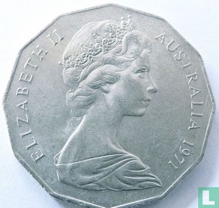 Australie 50 cents 1971 - Image 1