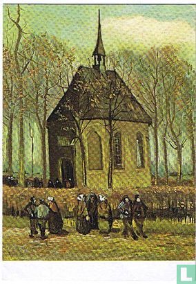 Vincent van Gogh - Kerkje te Nuenen - Van Gogh museum Amsterdam