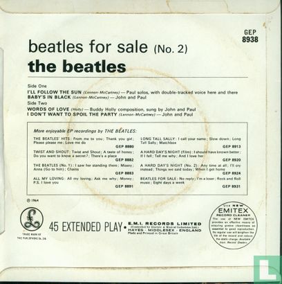 Beatles for Sale No 2 - Image 2