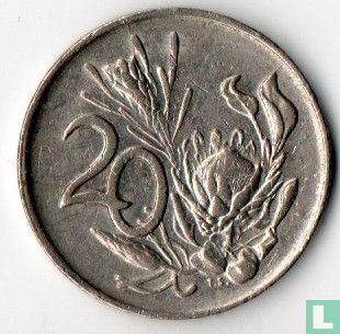 South Africa 20 cents 1984 - Image 2