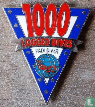 1000 logged dives Padi diver