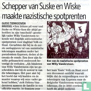 Schepper van Suske en Wiske maakte nazistische spotprenten