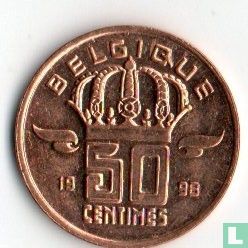 Belgium 50 centimes 1998 (FRA) - Image 1