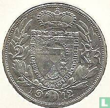 Liechtenstein 2 kronen 1912 - Image 1