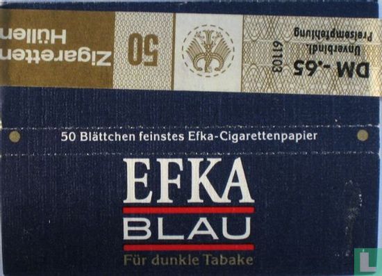 Efka Blau (braune marke 65pf)