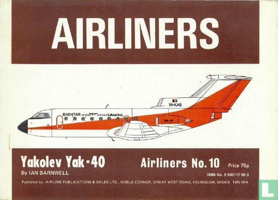 Airliners No.10 (Bakhtar Yak-40)
