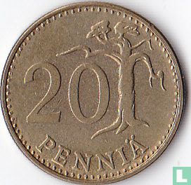 Finland 20 penniä 1968 - Afbeelding 2