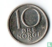 Norway 10 øre 1990 - Image 2
