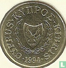 Chypre 2 cents 1994 - Image 1
