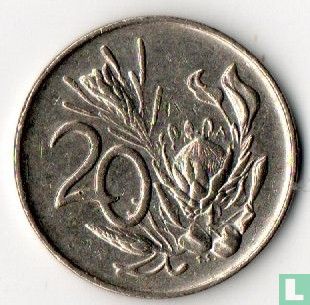 Afrique du Sud 20 cents 1987 - Image 2