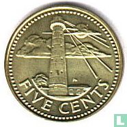 Barbados 5 cents 1974 - Image 2