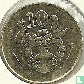 Zypern 10 Cent 1994 - Bild 2