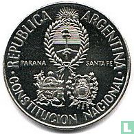 Argentinien 5 Peso 1994 (Nickel) "National Constitution Convention" - Bild 2