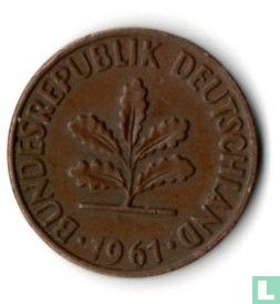 Duitsland 2 pfennig 1961 (D) - Afbeelding 1