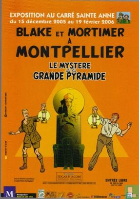 Blake et Mortimer a Montpellier - Le Mystere de la Grande Pyramide - Afbeelding 1