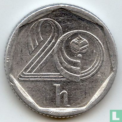 Czech Republic 20 haleru 1996 - Image 2